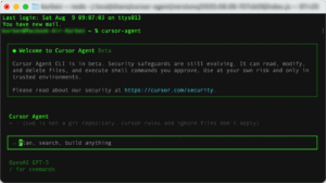 Cursor CLI – GPT-5 directement dans votre terminal (et c’est gratuit)